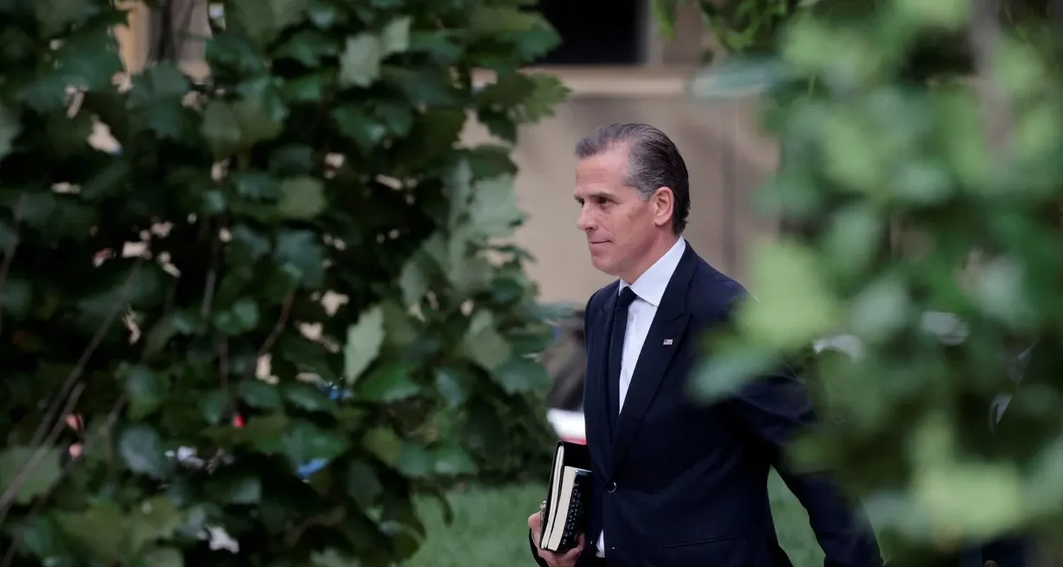 Hunter Biden, en una imagen tomada este jueves. Reuters.