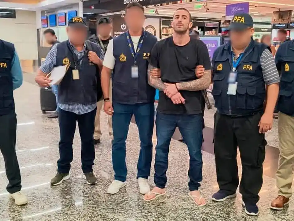 Carballo Escobar tras su extradición.