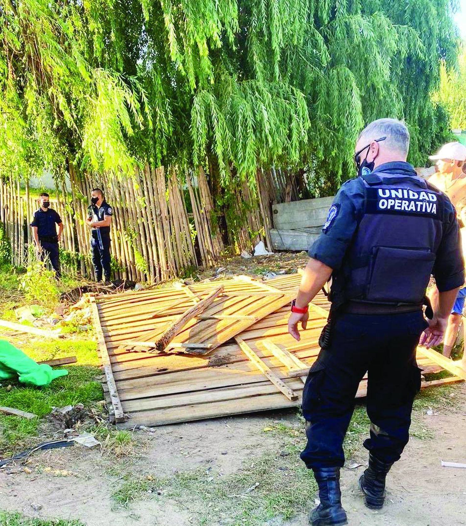 La municipalidad desalentó intento de usurpación