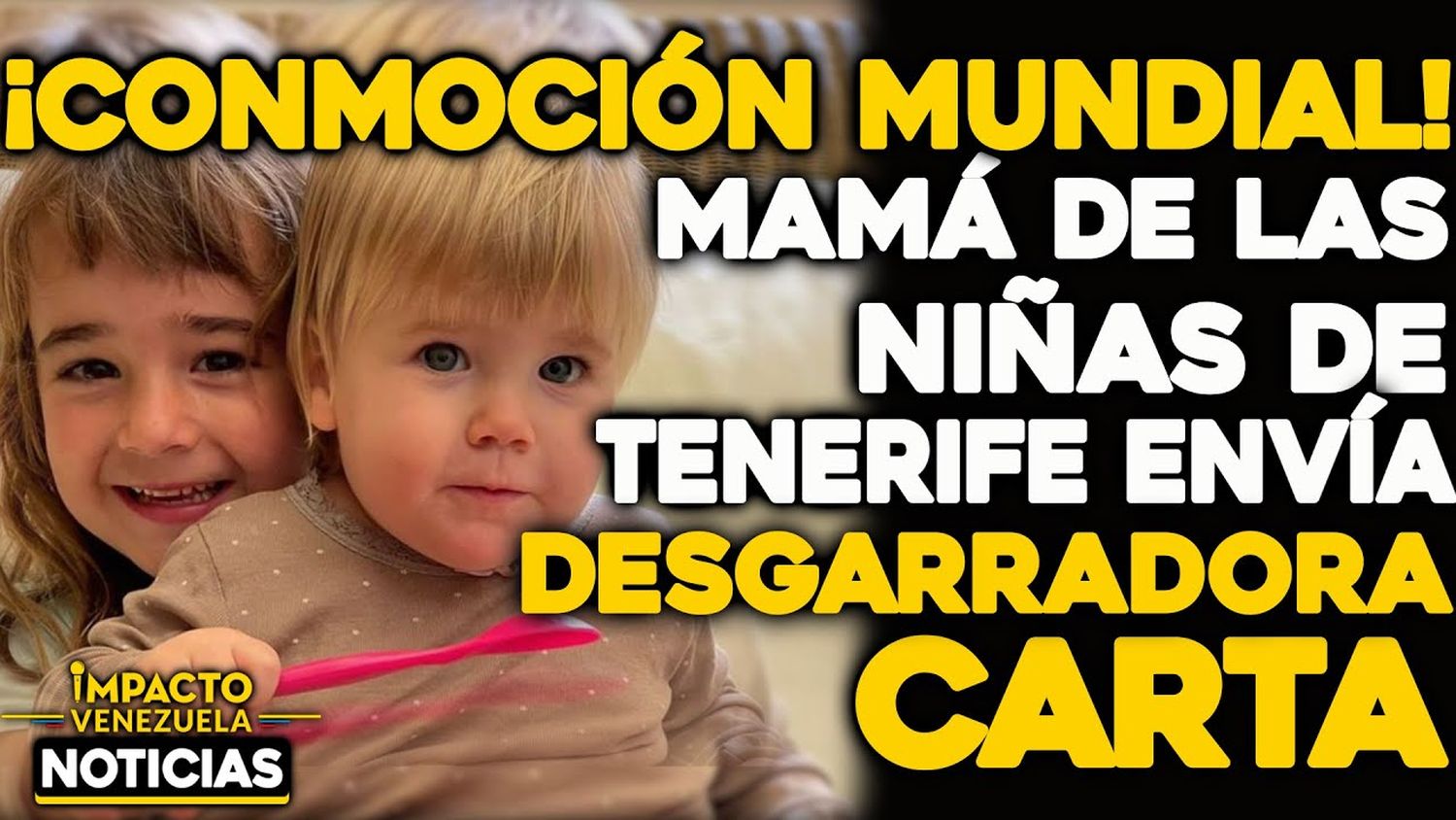 «ME DUELE EN EL ALMA»: la conmovedora carta de la madre de Olivia y Anna