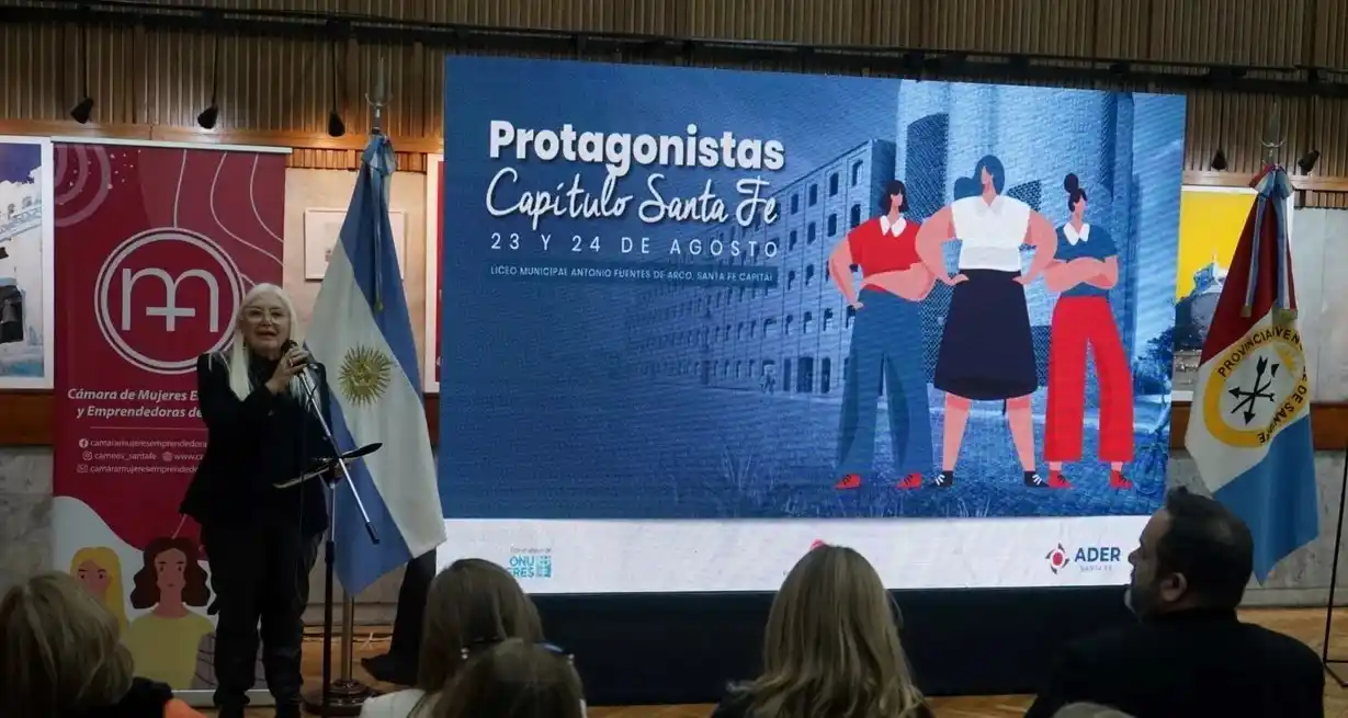 Se presentó el encuentro Protagonistas 2024 Capítulo Santa Fe Créditos: Nicolás Vilchez