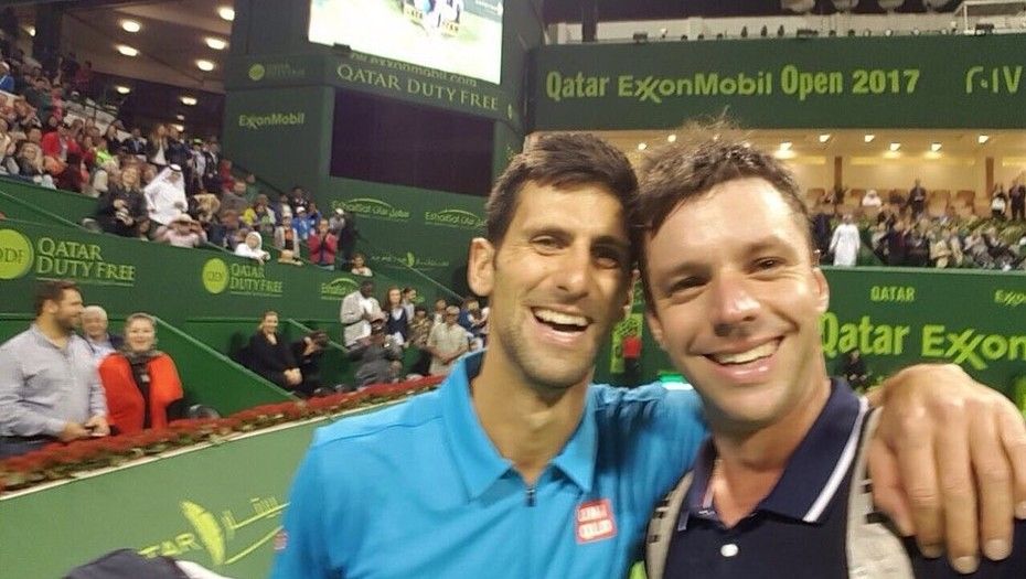 Zeballos no pudo con Djokovic y quedó eliminado del ATP de Doha