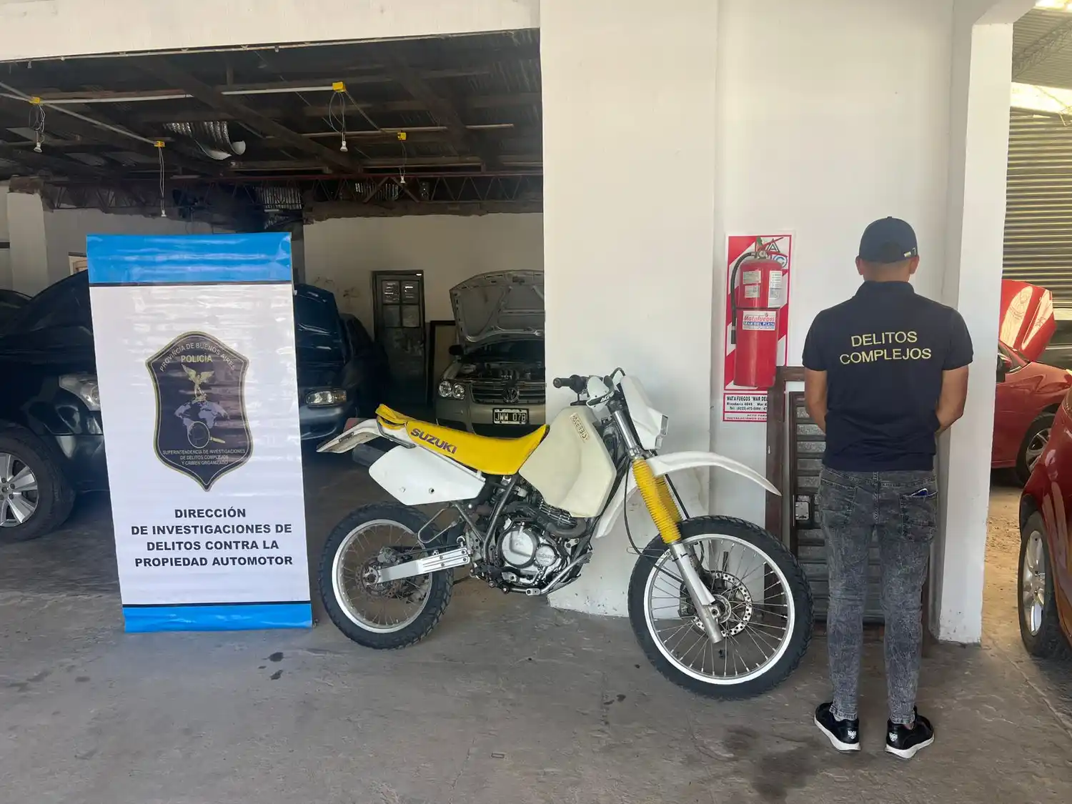 Uno de los vehículos recuperados.