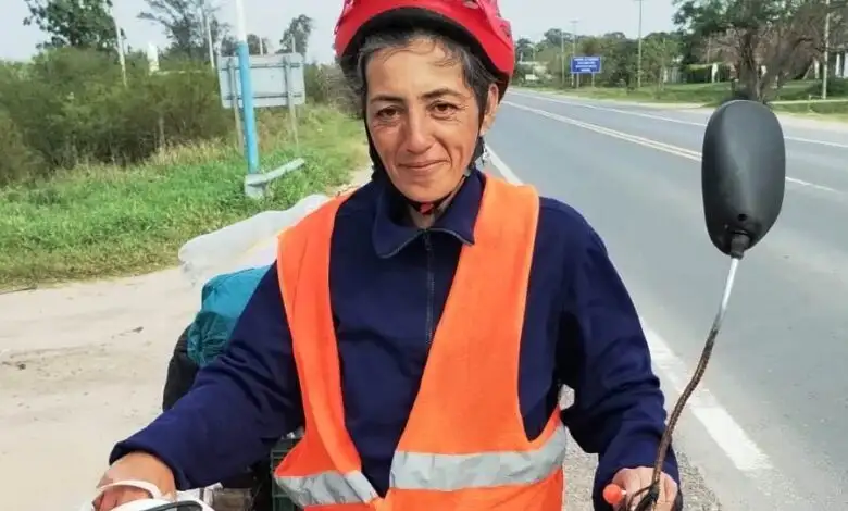 Ciclista de Gualeguay a Salta: Una aventura de fe y perseverancia, hizo escala en Esquina