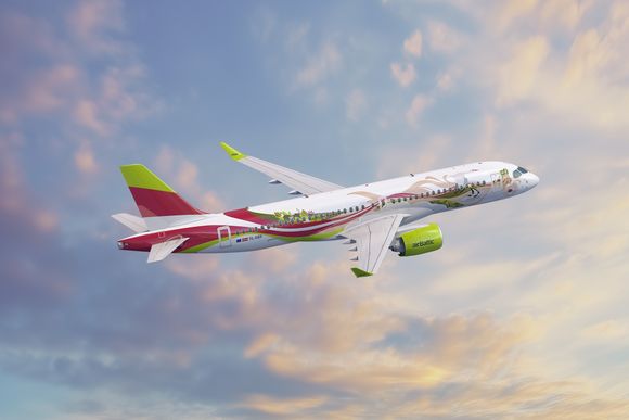 airBaltic celebrates its 50th Airbus A220-300 with special Baltic-themed livery