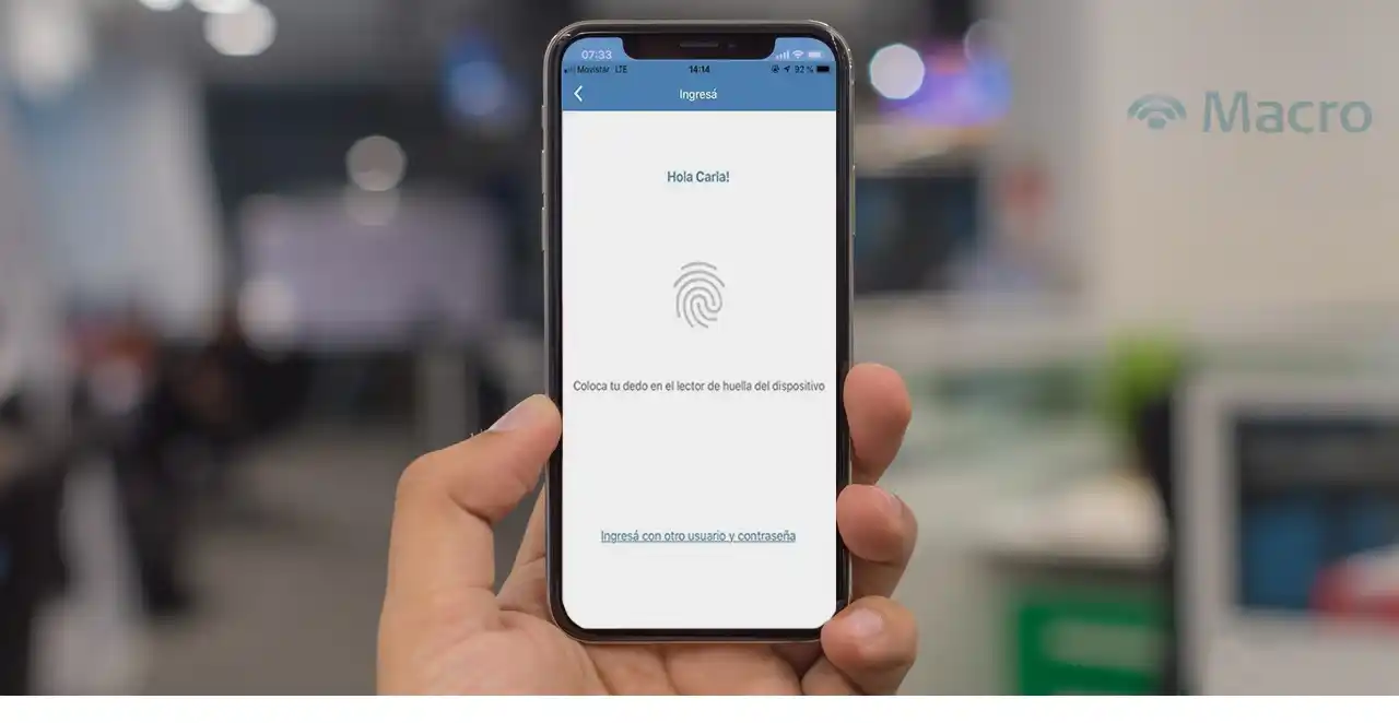Con Banco Macro acceder a la app es mucho más fácil