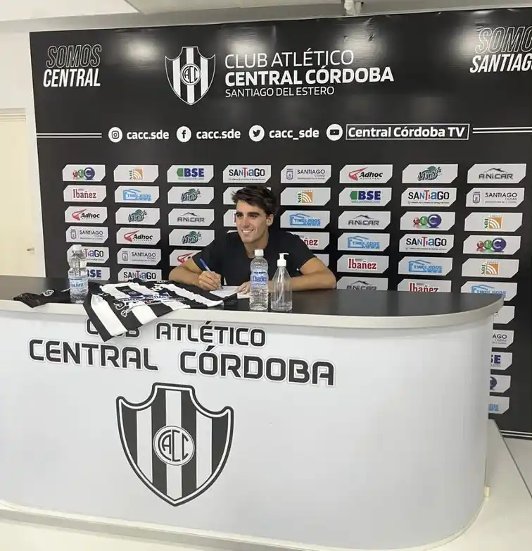 González Metilli firmó contrato con Central Córdoba