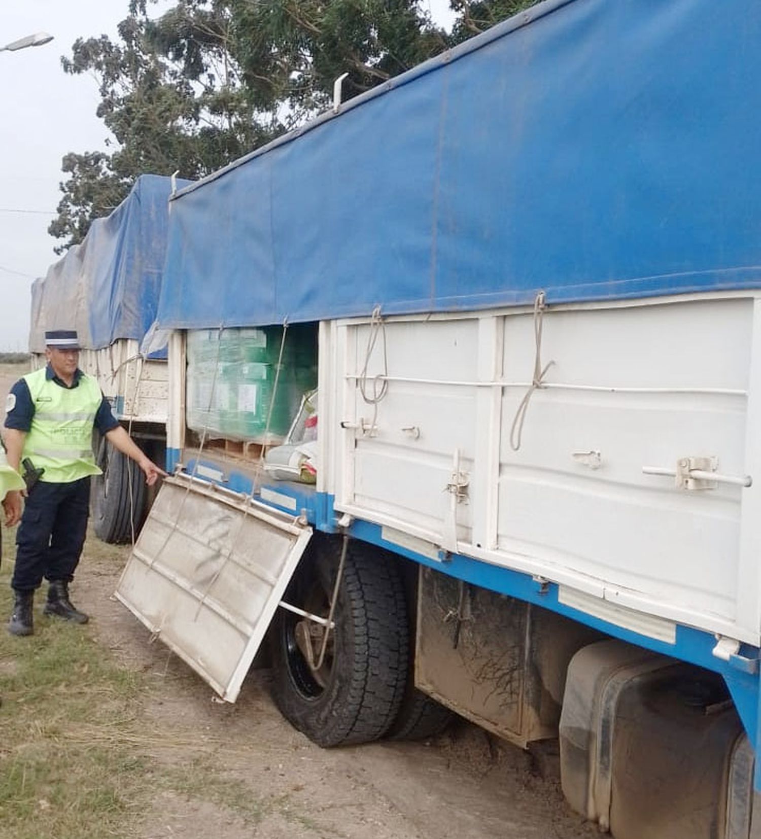 Operativos policiales. Irregularidades en transportes de cargas