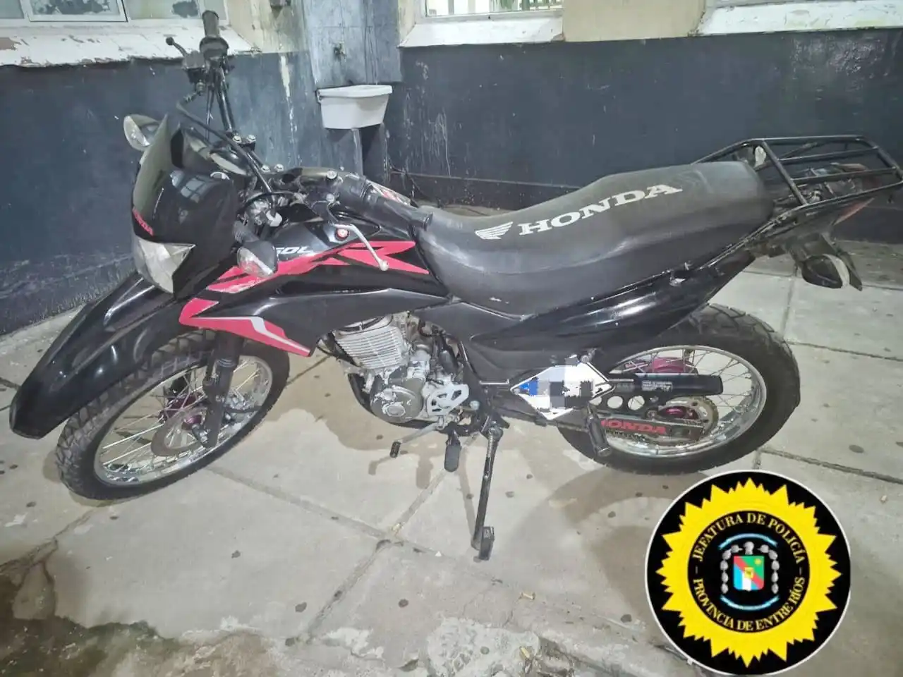 Secuestraron motocicleta con pedido de captura por robo