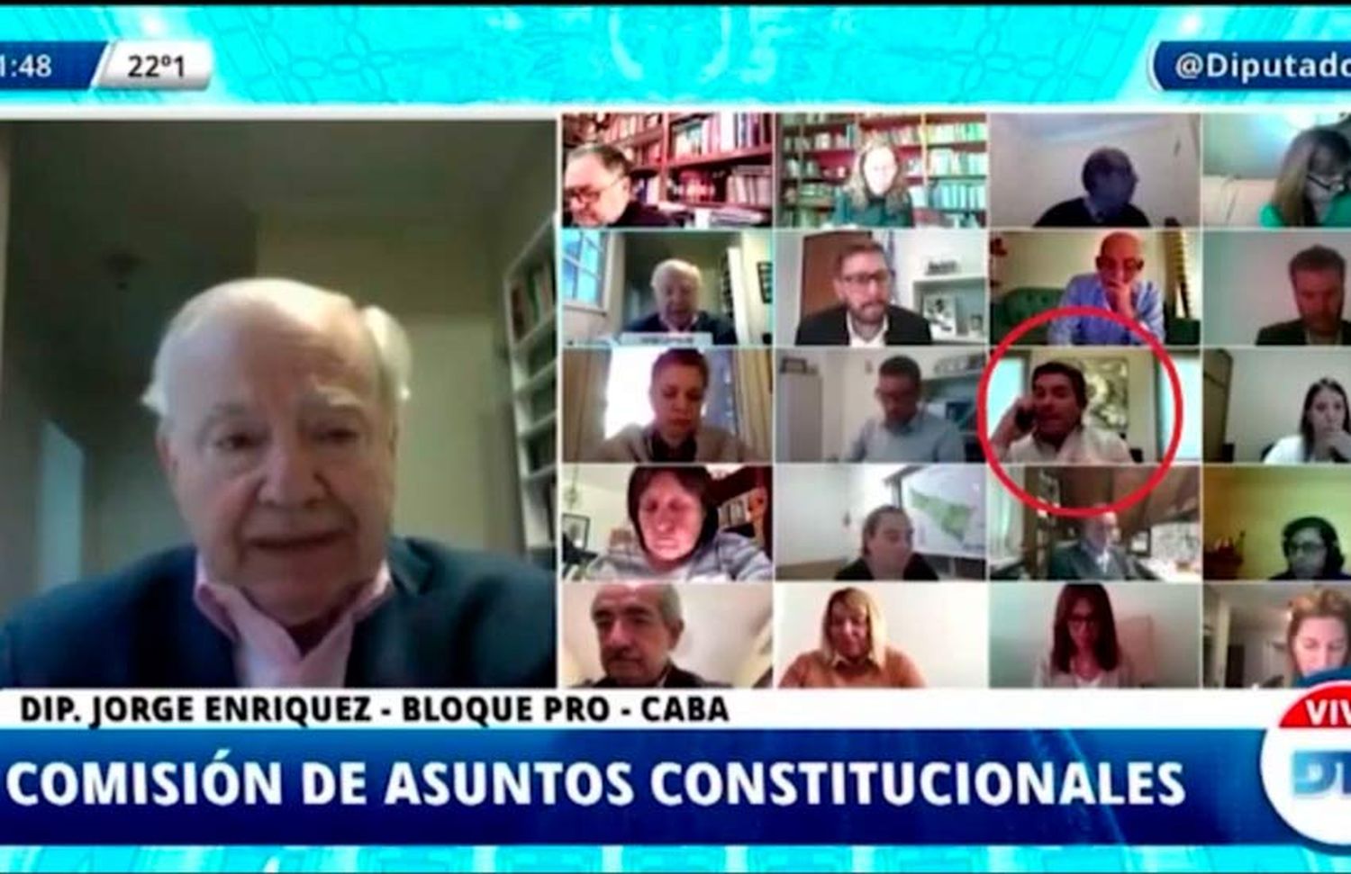 «Sos un pelotudo atómico»: otro diputado que protagoniza un blooper en reuniones virtuales