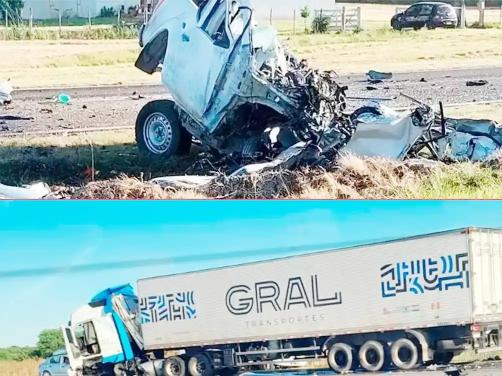 Fallecieron los 4 ocupantes de la camioneta que chocó de frente con un camión brasileño