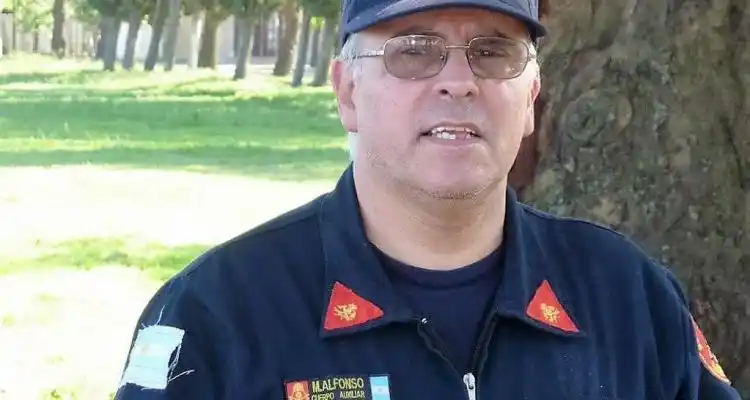 El adiós a un bombero
