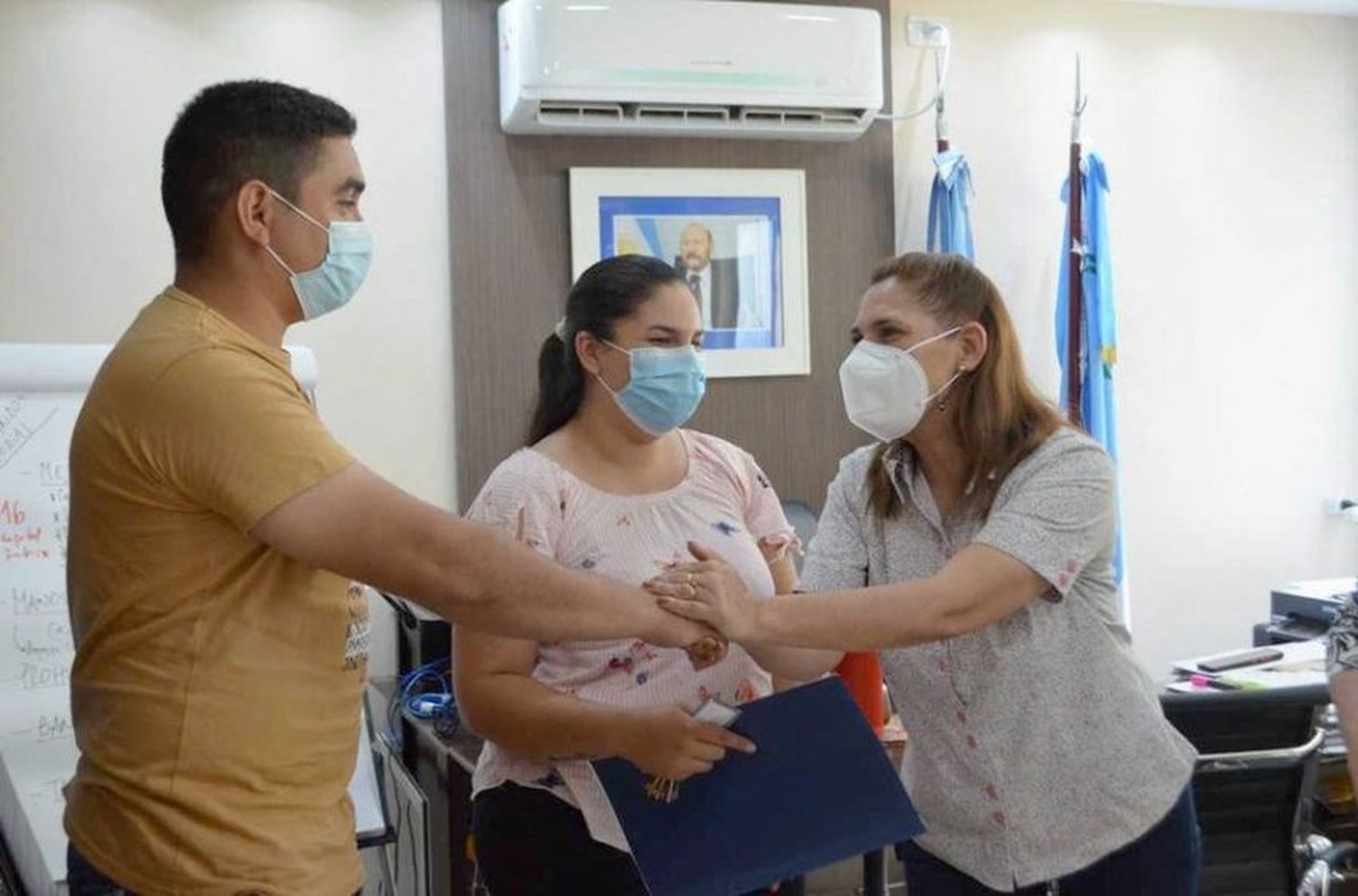 El Estado provincial brindó solución habitacional a familia afectada por un incendio