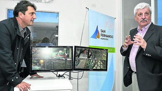 Andreotti y Massa inauguraron el Centro de Operaciones de San Fernando