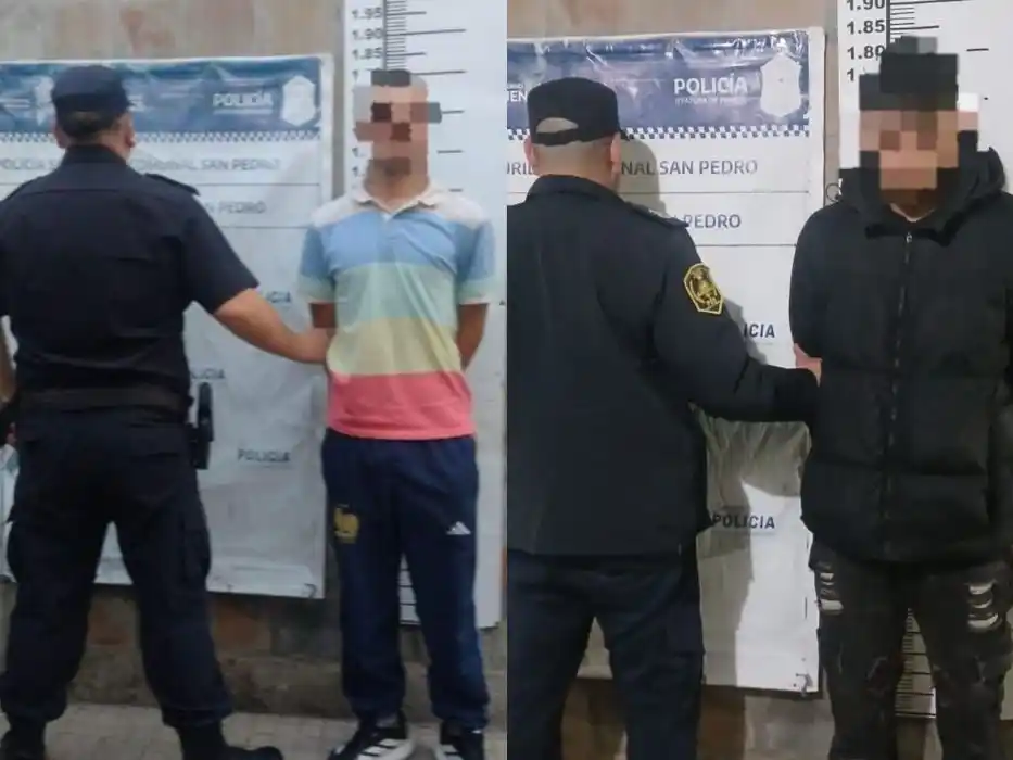 Los aprhendidos tienen 18 y 20 años.