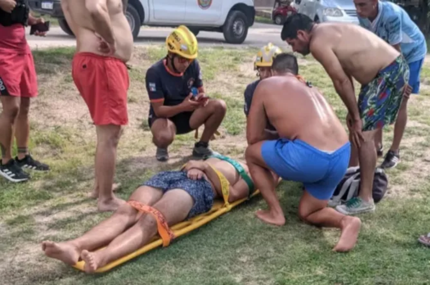 El herido se encuentra bajo atención especializada.