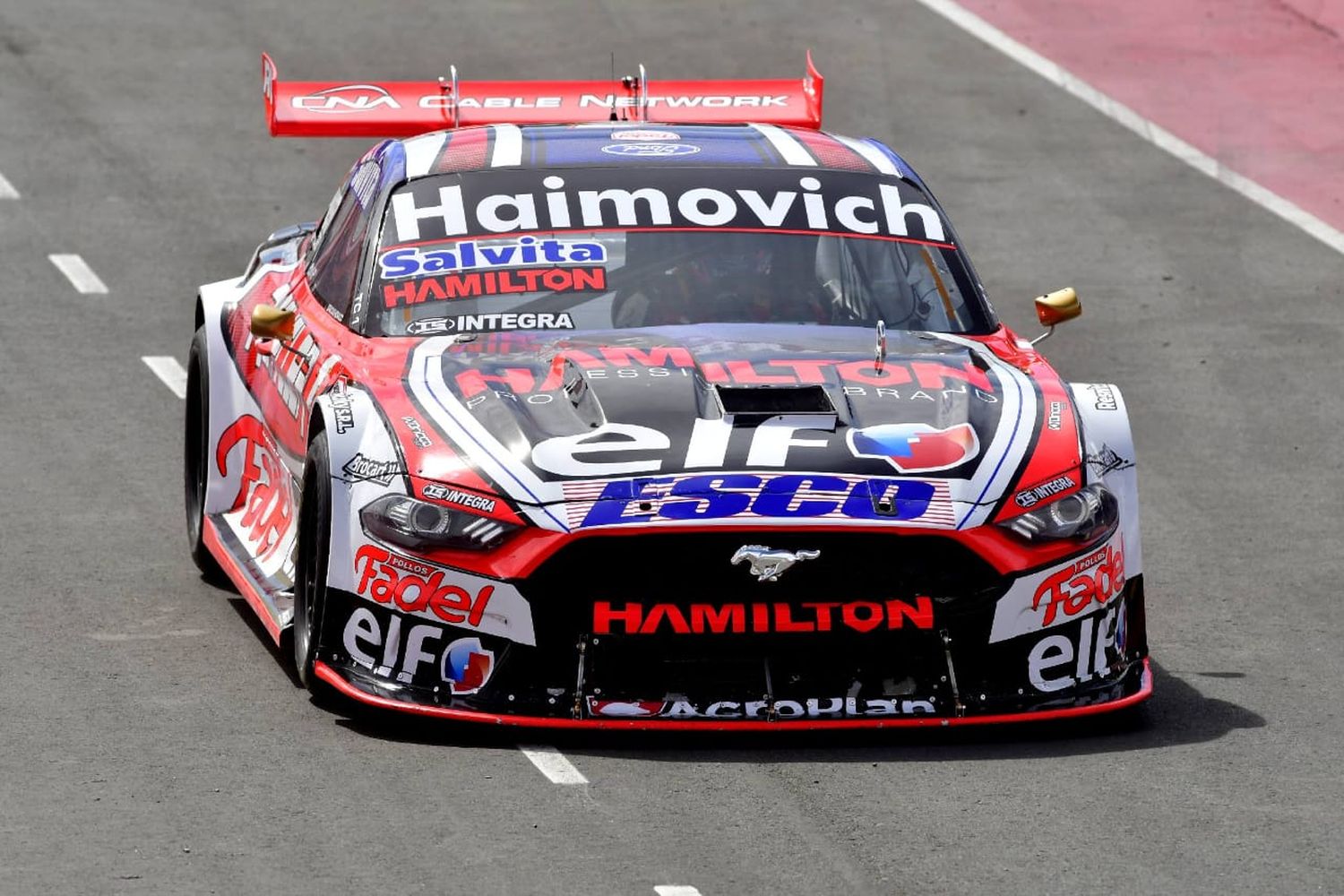 Werner hizo historia y logró la pole con un Ford Mustang