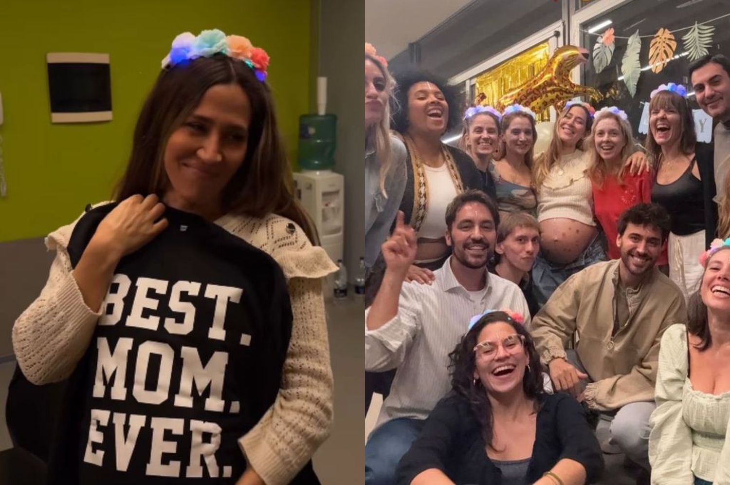 A pocas semanas de dar a luz, Jimena Barón disfrutó de un increíble baby shower