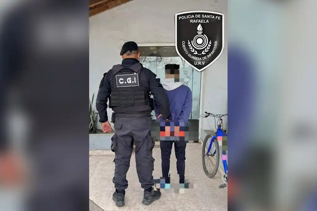 Durante un patrullaje, atraparon en Rafaela un joven con pedido de captura por robo