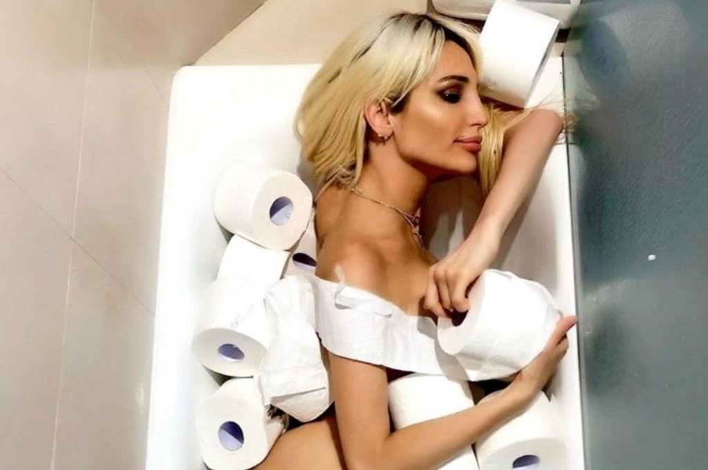 El insólito canje de papel higiénico de Vicky Xipolitakis