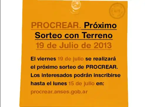 Procrear: El 19 de julio habrá un nuevo sorteo 