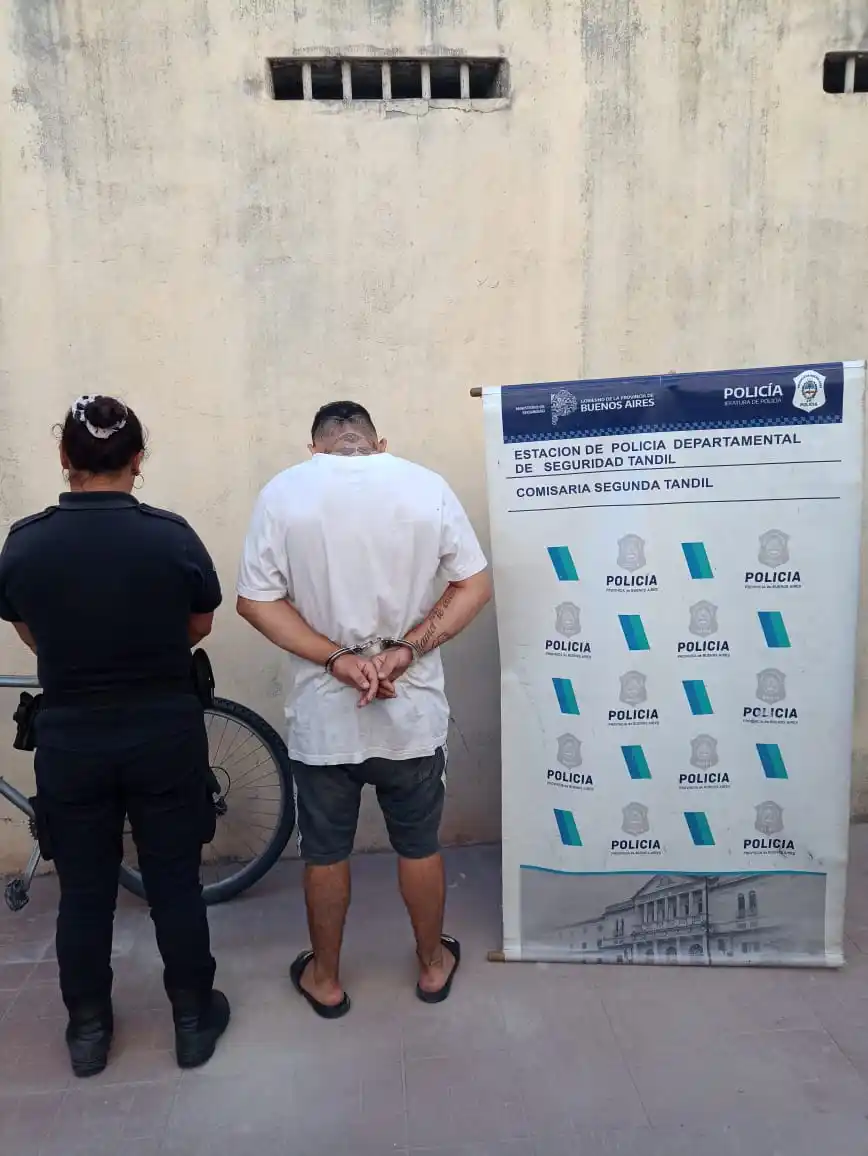 Fue detenido luego robar varios electrodomésticos de un domicilio