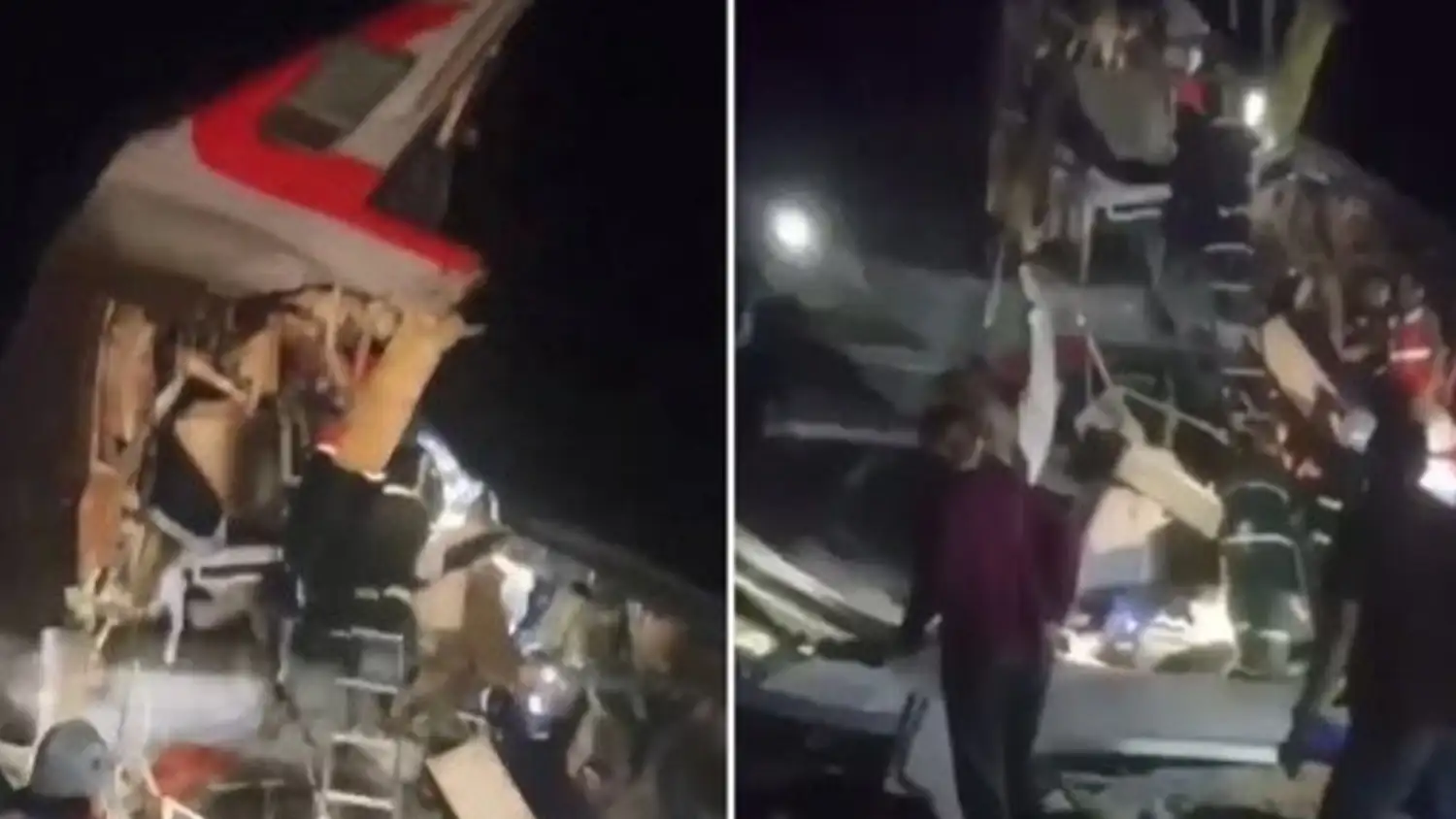 Una parte de la estructura cedió mientras un camión cruzaba el puente