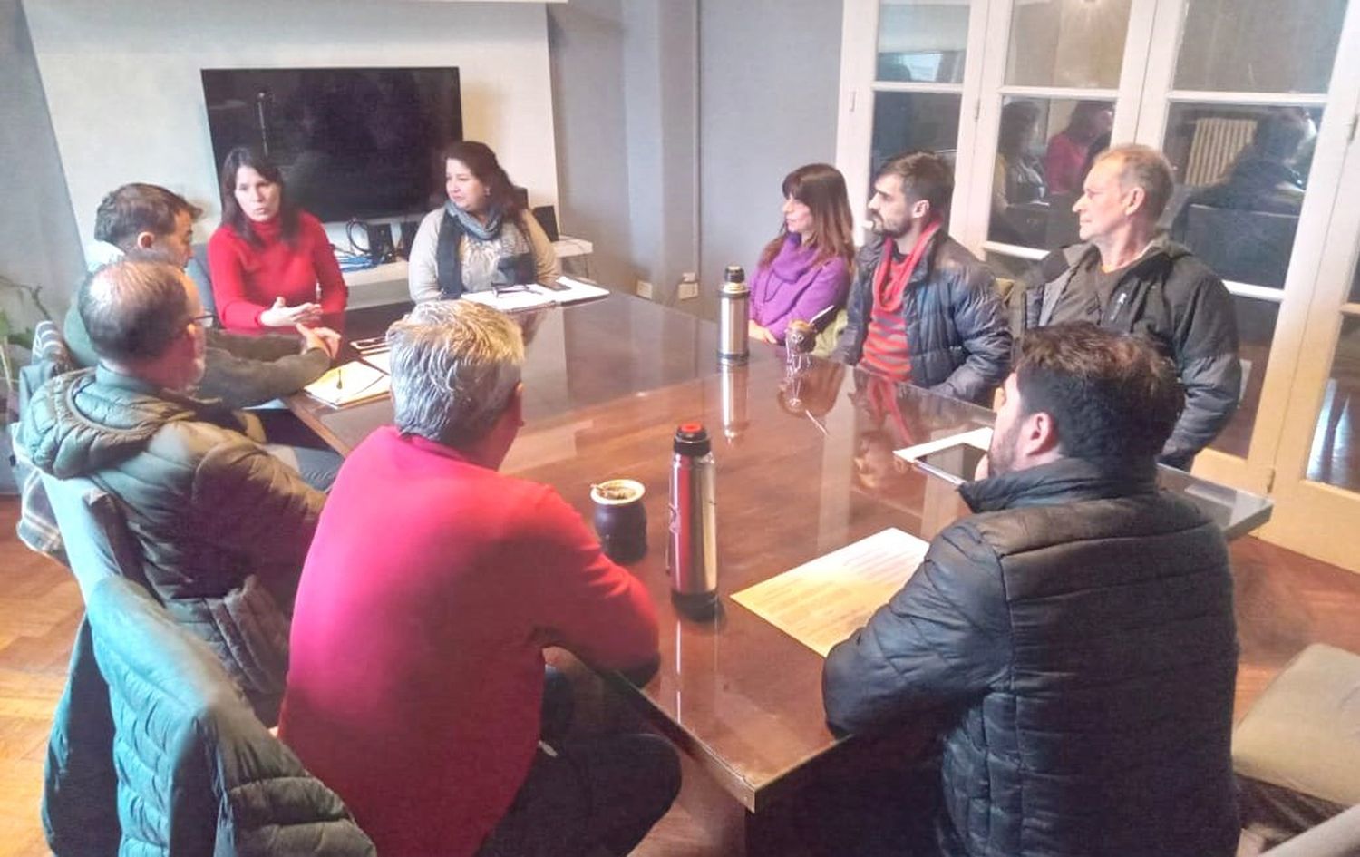 Funcionarios municipales recibieron a la Asamblea de la Cultura