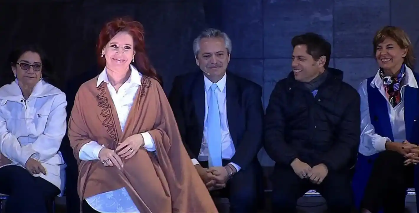 Día de la Lealtad Peronista: Cristina, Alberto Fernández y Kicillof comparten acto en La Pampa