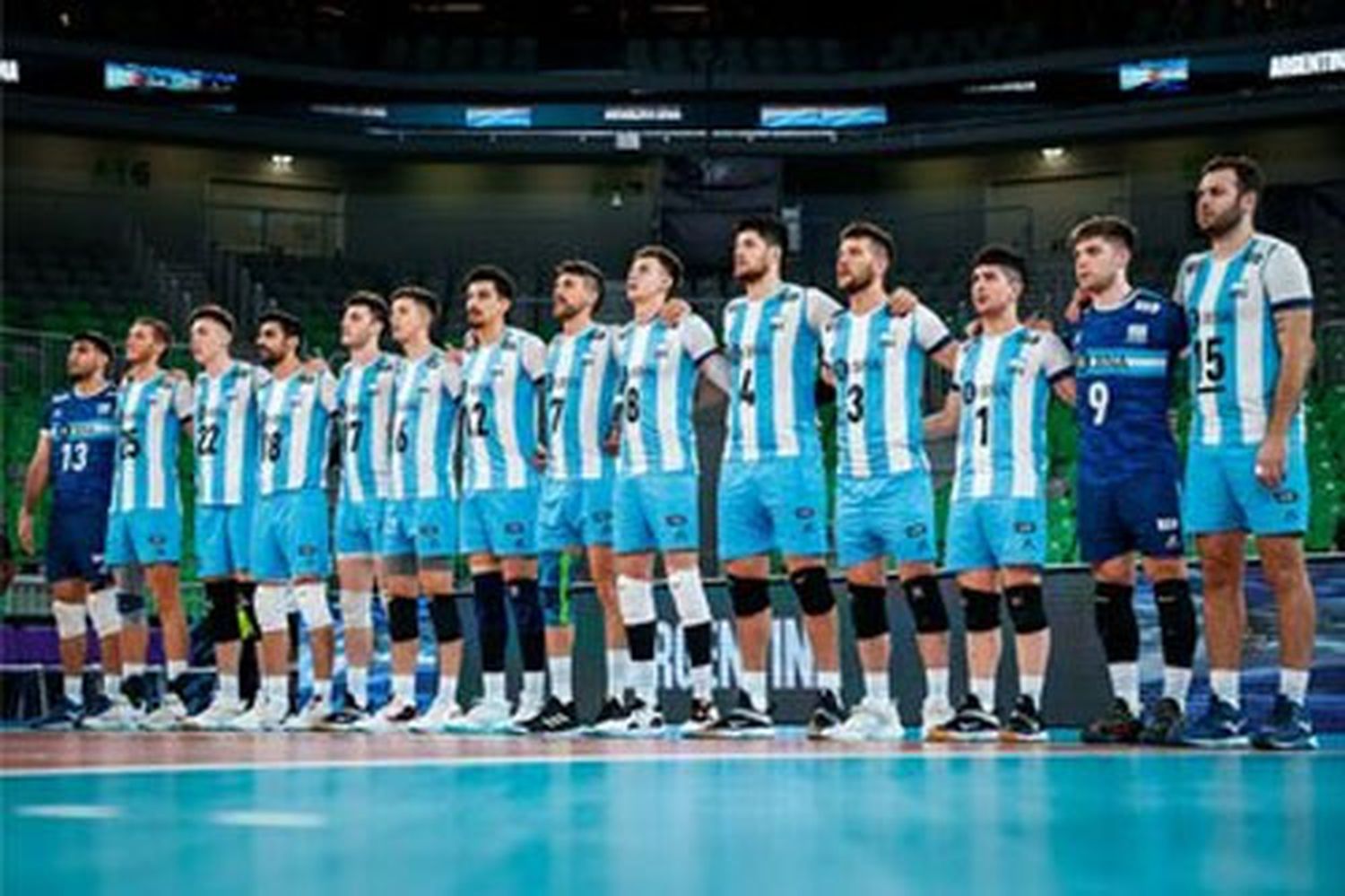 La Selección de voley festejó por la Liga de las Naciones