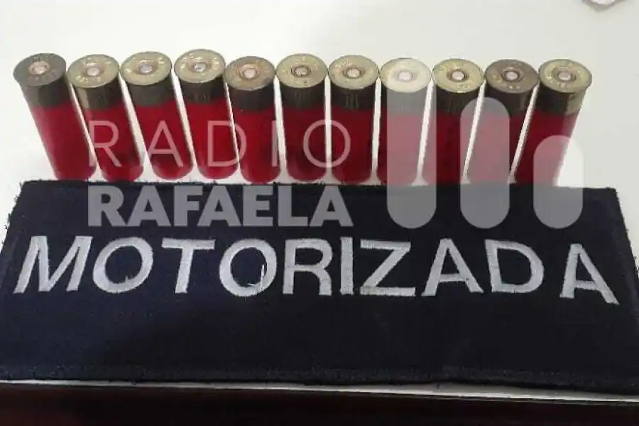 Algunos de los cartuchos secuestrados