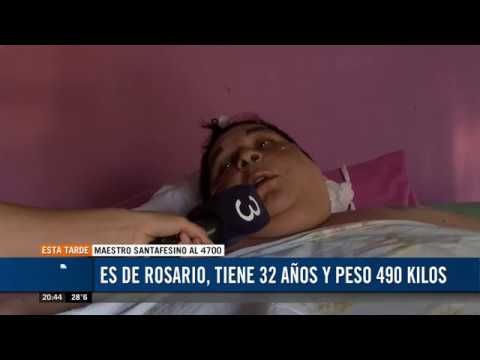 Joven rosarina pesa 490 kilos y pide ayuda