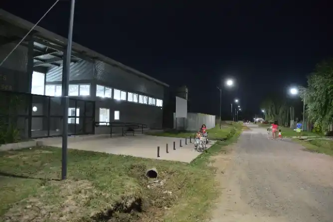 Concluyeron los trabajos de reconversión lumínica en el barrio San Cayetano