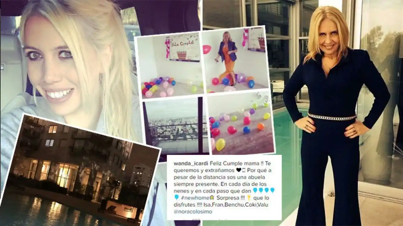 Wanda y un regalo de lujo a su mamá: "Hija, ¡no me va a alcanzar la vida para agradecerte"