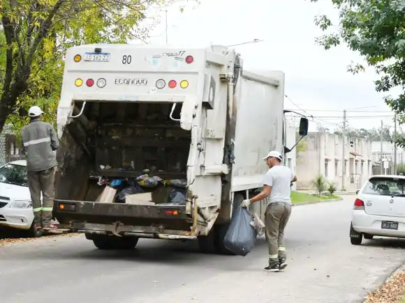 Cambio de recorrido en el servicio de recolección de residuos para dos sectores de la ciudad