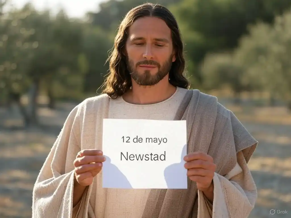 Santoral. Francisco, leyendo el Santoral del 12 de mayo.