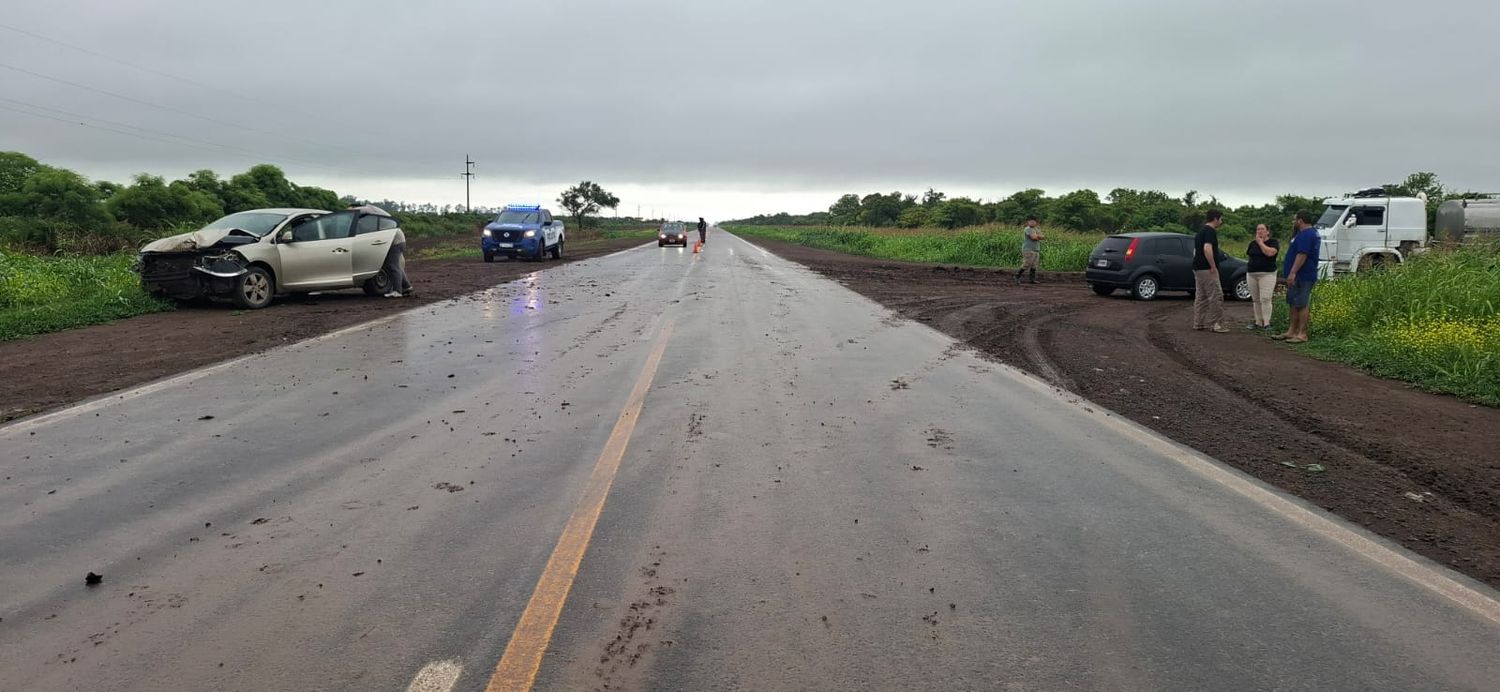 Choque en Ruta 23 con varios heridos: uno de ellos tuvo que ser trasladado a un centro de mayor complejidad