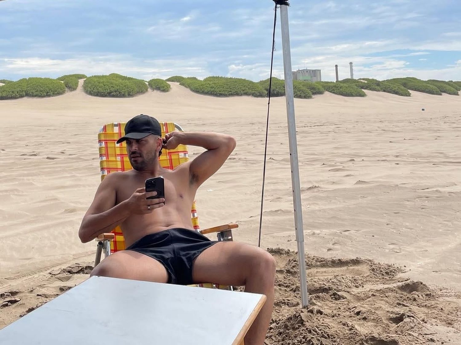 Facundo Mazzei en playas necochenses