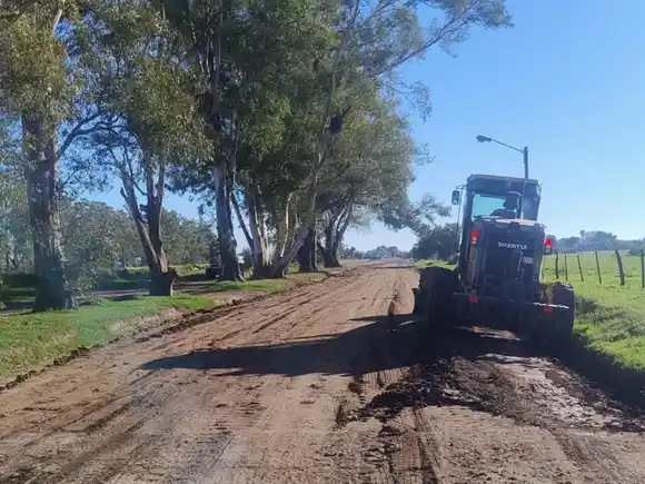 Se realizan tareas de mantenimiento y limpieza en veredas calles y canales