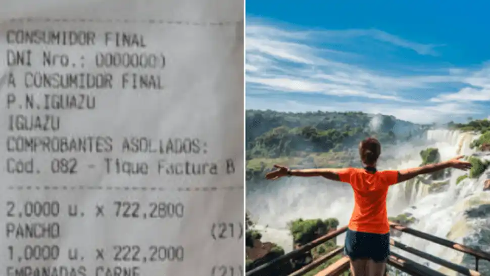 Dos “panchitos” por casi $1.500 pesos en las Cataratas del Iguazú