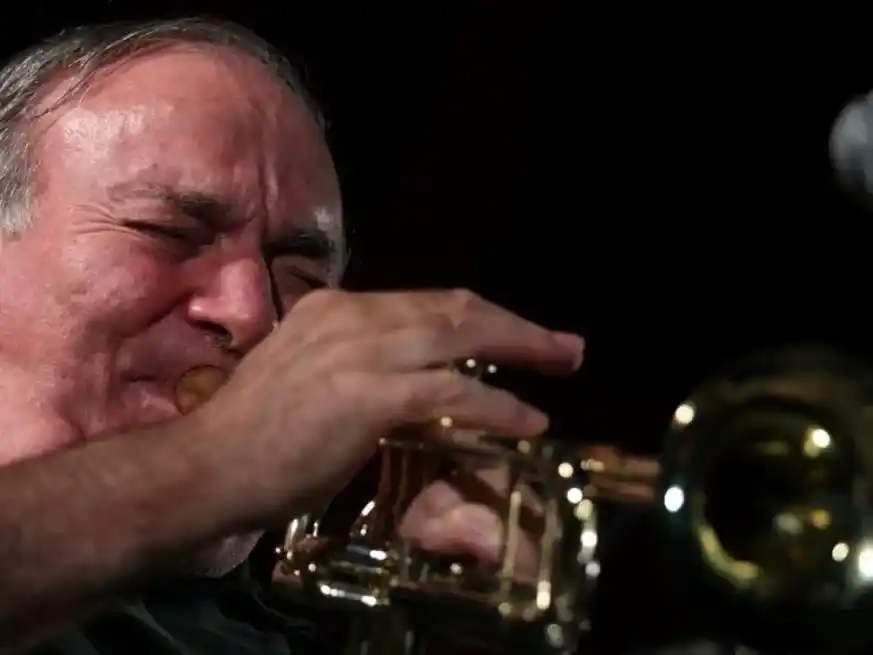 Fernández en la “Noche de los maestros”, compartida con otras figuras de la música, en el XIII Festival de Jazz de Santa Fe (2010); esa visita fue la registrada por Raúl Beceyro para el documental “Fats”. Foto: Archivo El Litoral / Pablo Aguirre