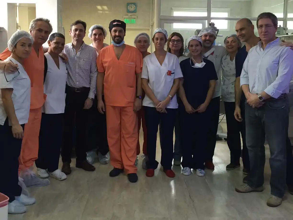 Cirugía cardiovascular: primera operación en recién nacido