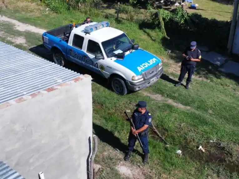 Allanamiento en El Pingo por robo en la Escuela Nº 127 de Hasenkamp