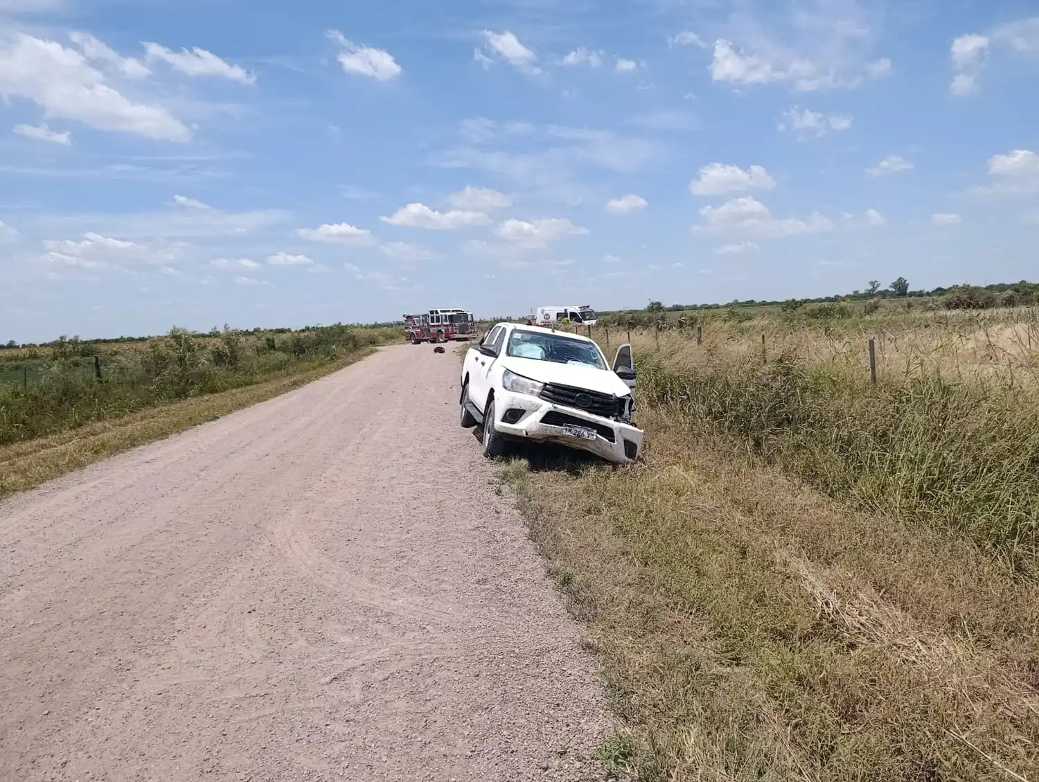 SINIESTRO VIAL EN LA LOCALIDAD DE SUARDI
