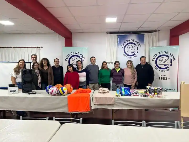El Club 24 de Abril realizó nuevas donaciones por 800.000 pesos