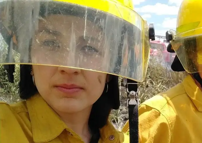 Una bombero de Larroque le salvó la vida a un compañero de cuartel