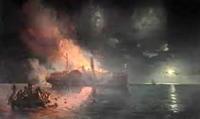 El naufragio del vapor América