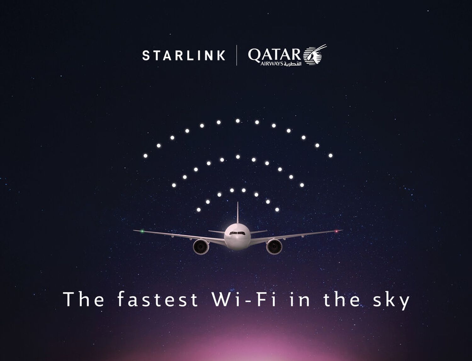 Qatar Airways lanza el primer vuelo del mundo equipado con Starlink en un Boeing 777