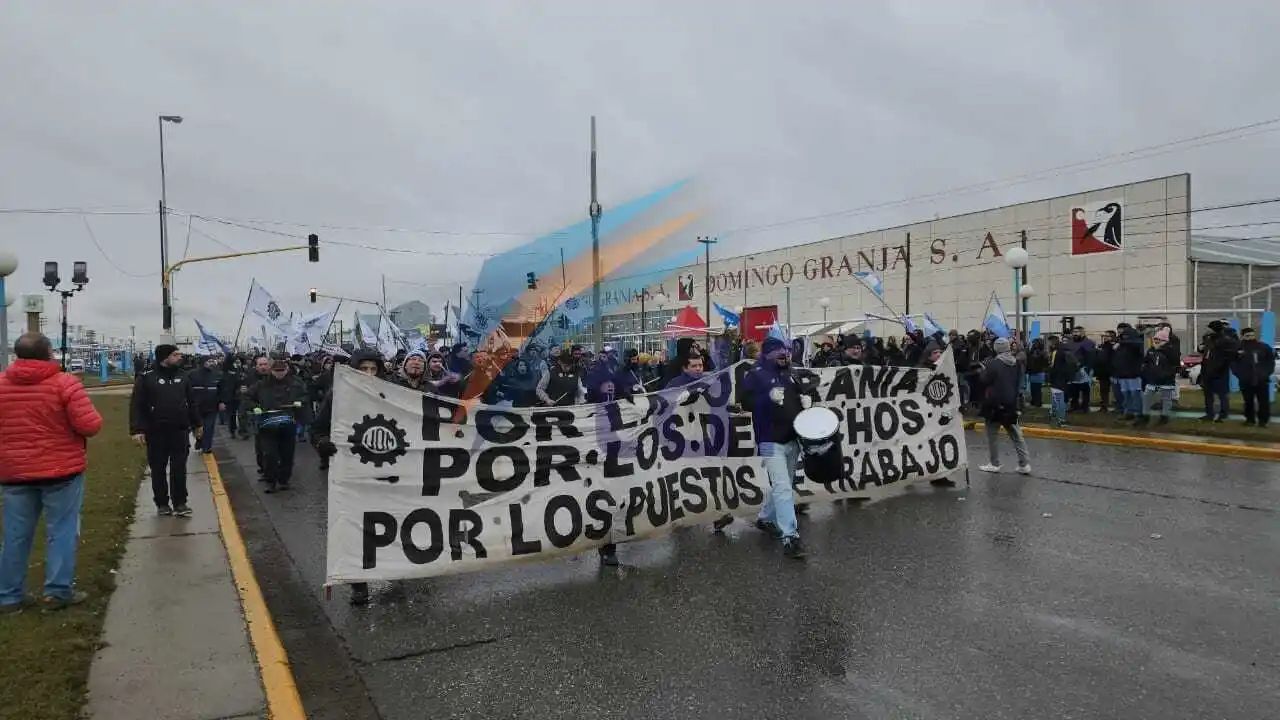 El gremio busca dar visibilidad al rechazo de las políticas de la Casa Rosada, que consideran que amenazan la industria fueguina (Foto: UOM).