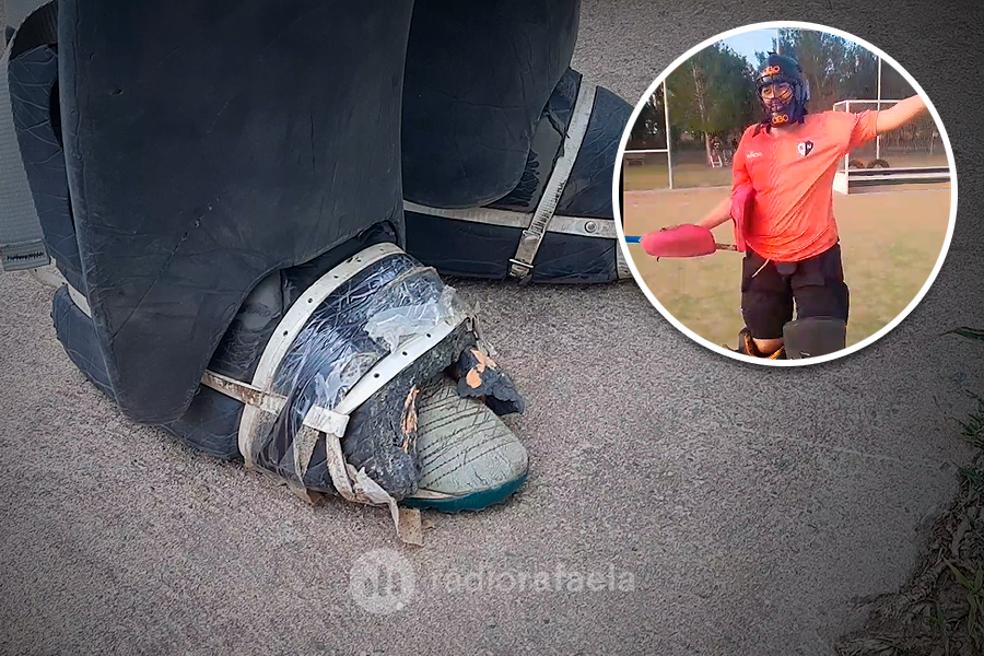 “Así ataja mi arquera, ¿no les da lástima? ¡Y ganamos el partido!”: la historia detrás del “patito” viral de hockey de Sportivo Norte